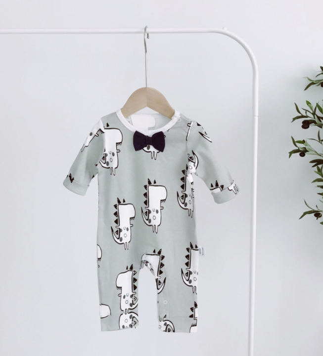 Baby Boy Spring Jumpsuit with Long Sleeves Set