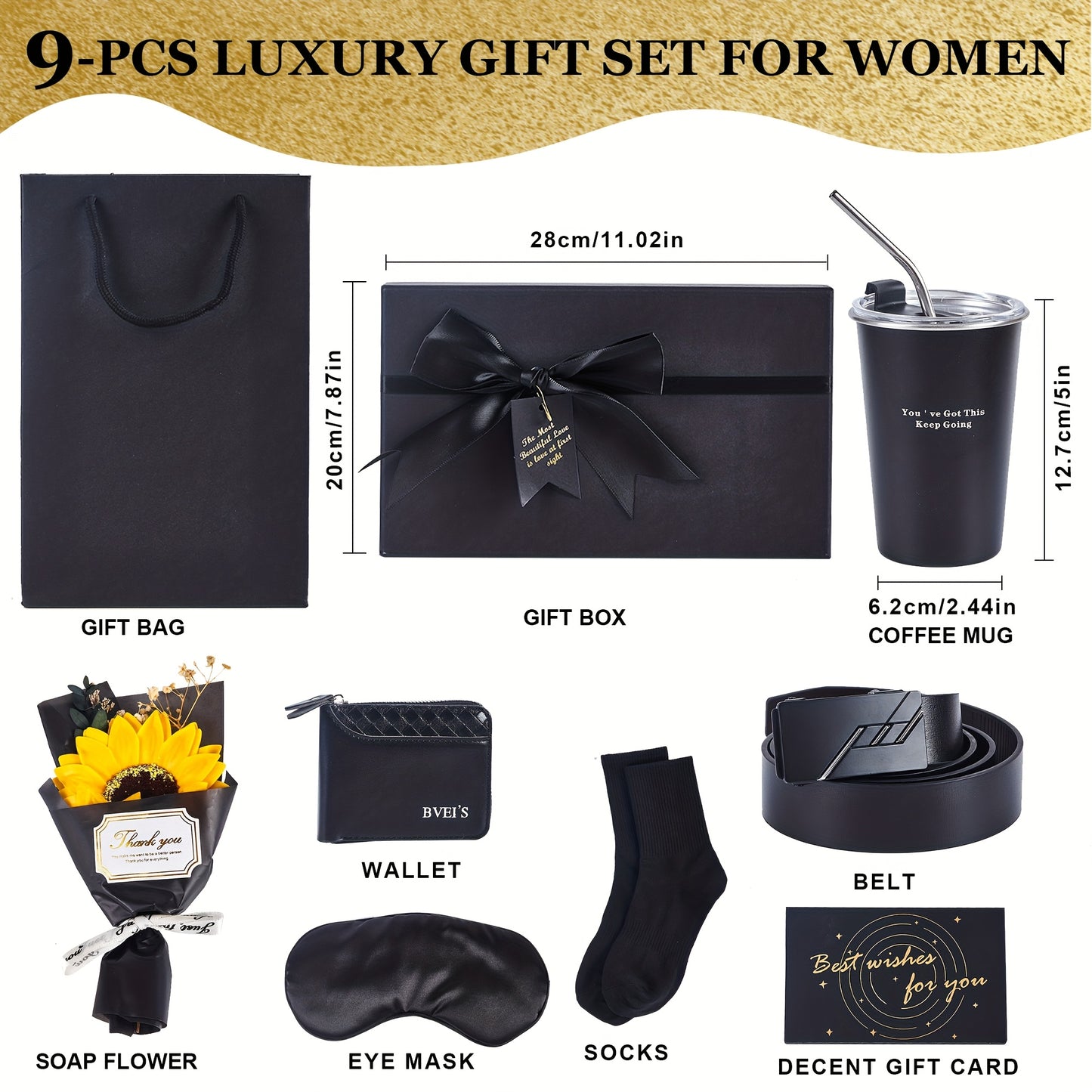 9pcs Men's Luxury Gift Set