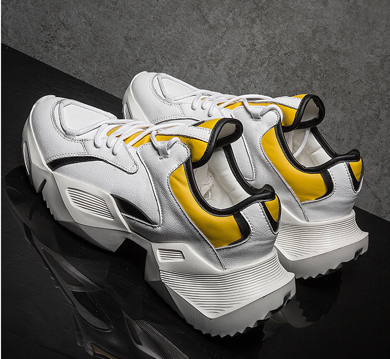 Men's Spring Fashion Sneakers  Trendy Casual Dad Shoes