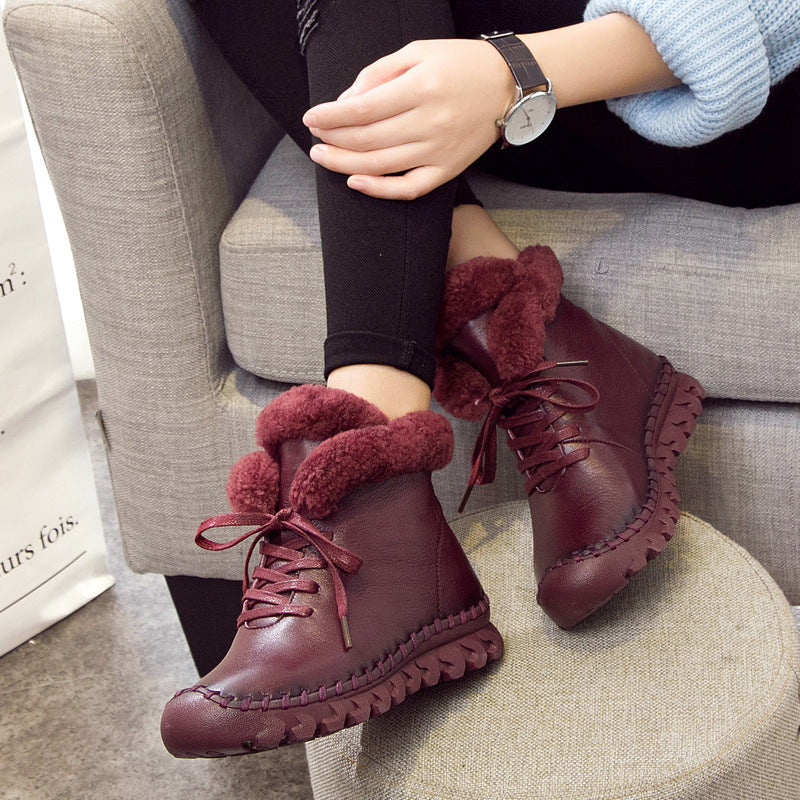 Casual Thick Sole Flat Shoes