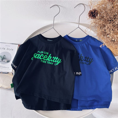 Short-Sleeved Cotton T-Shirts for Kids
