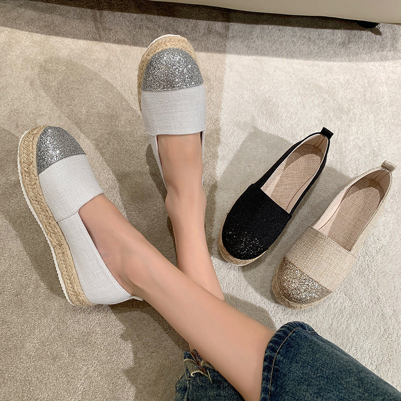 Women's Casual Fisherman Shoes with Thick Sole Design