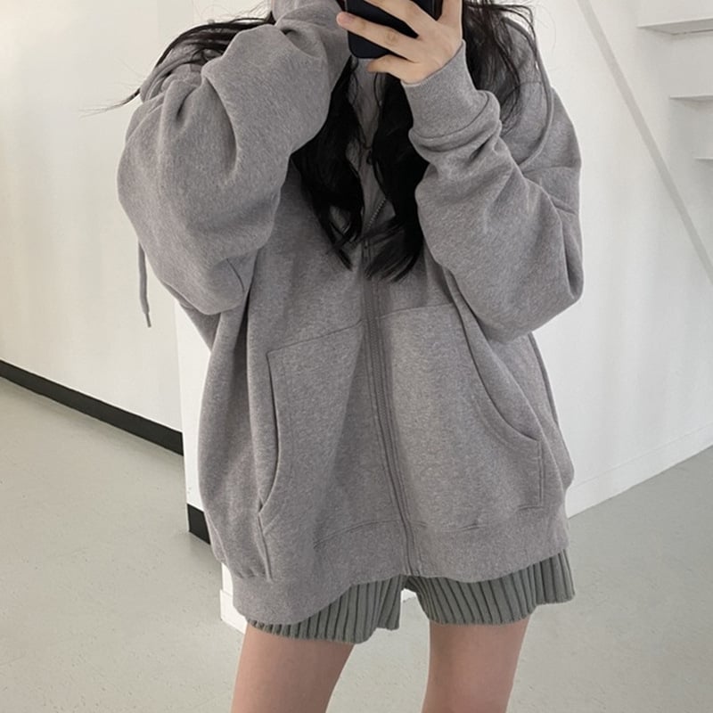 Thickened Fleece Loose Cardigan Jacket