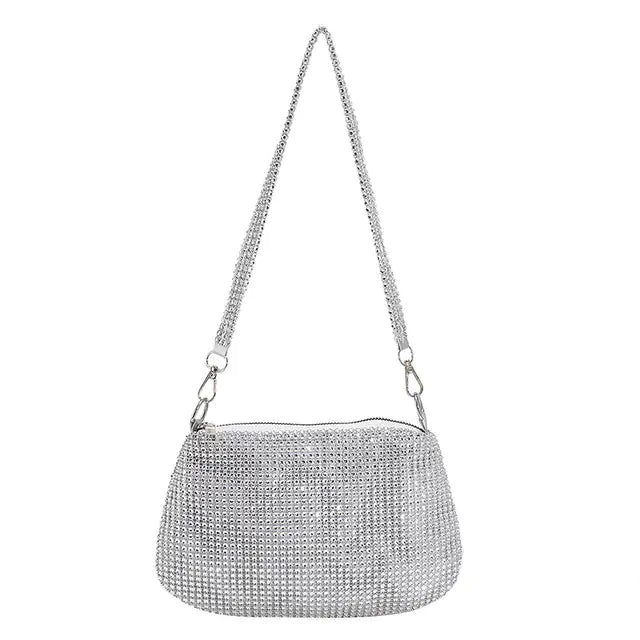 Shiny Crystal Rhinestone Evening Clutch Handbag