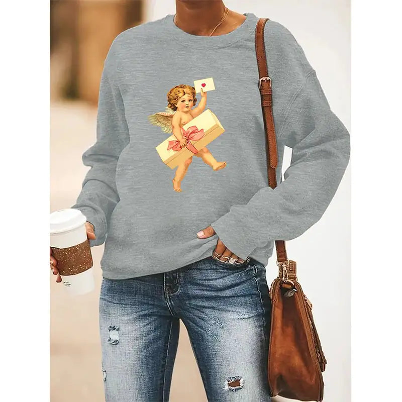 Women's Long Sleeve Round Neck Sweater