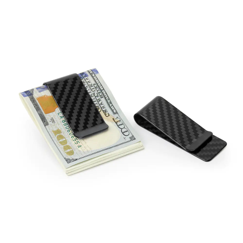 Metallic Color Silk 100% Carbon Fiber Wallet & Card Holder
