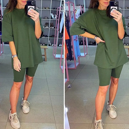 Spring Summer Women's Casual Two-Piece Set