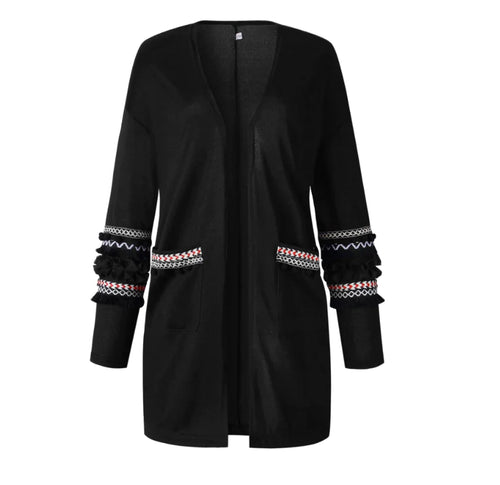 Fashionable Long Sleeve Cardigan Sweater Coat for Women