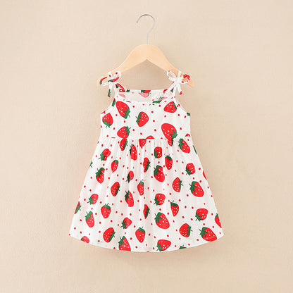 Girls' Floral Princess Dress
