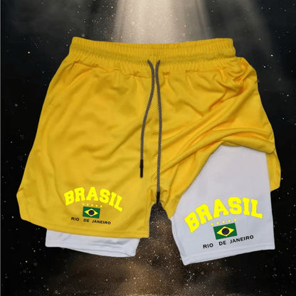 Men's Brazilian-Themed Swim Shorts