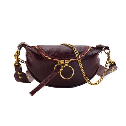 Chic Korean Casual Chain Tassel Crossbody Bag