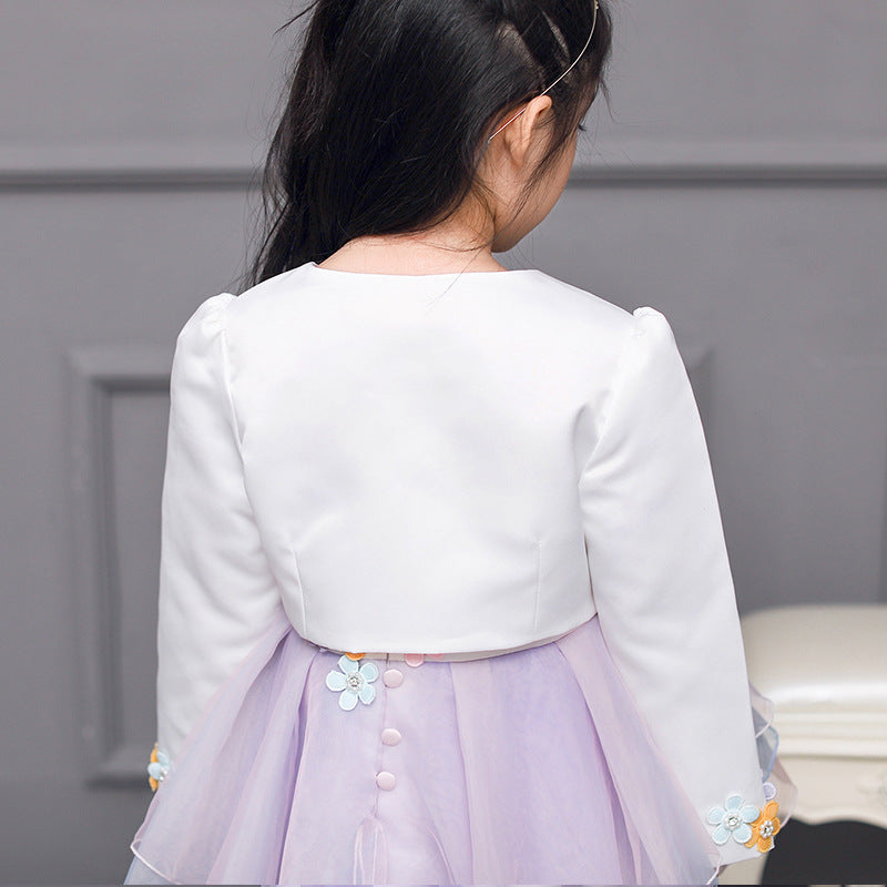 Autumn Long-Sleeved Coat for Girls