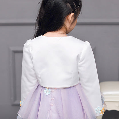 Autumn Long-Sleeved Coat for Girls