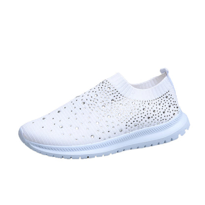 Women's Color block Mesh Platform Breathable Sneakers