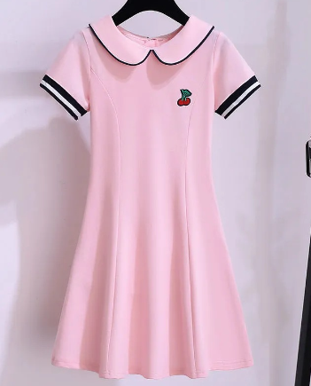 Girls' Short Sleeve Dress - New Summer Athletic Style