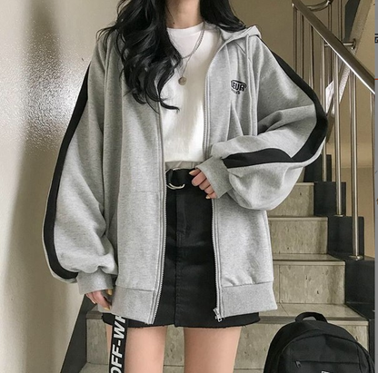 Thickened Fleece Loose Cardigan Jacket