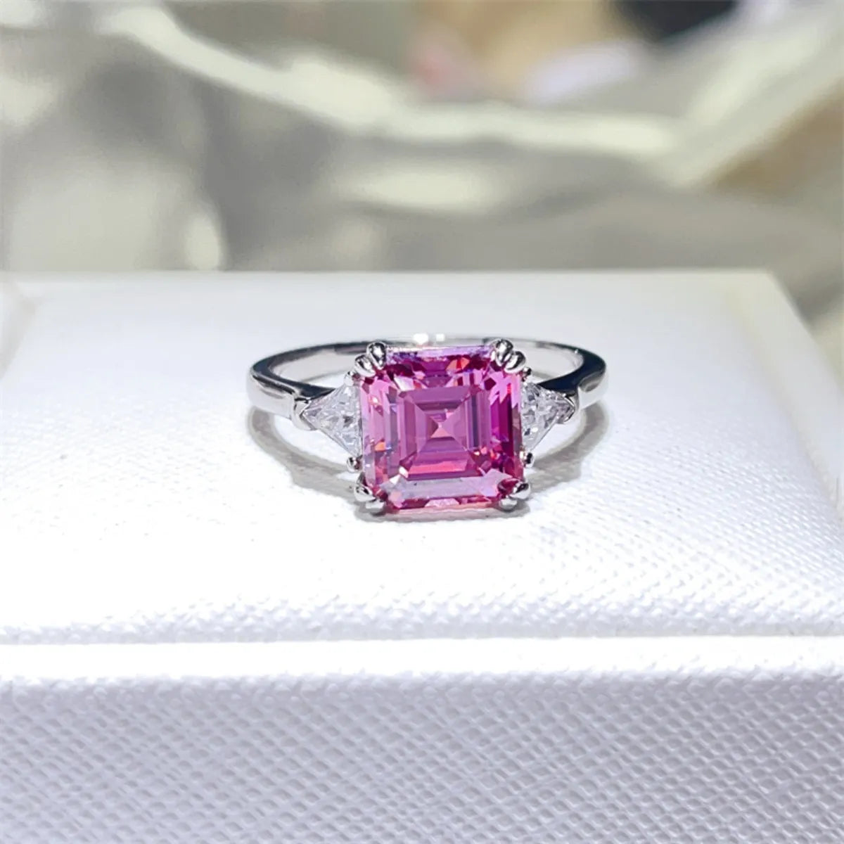 3 Carat Moissanite 925 Sterling Silver Ring