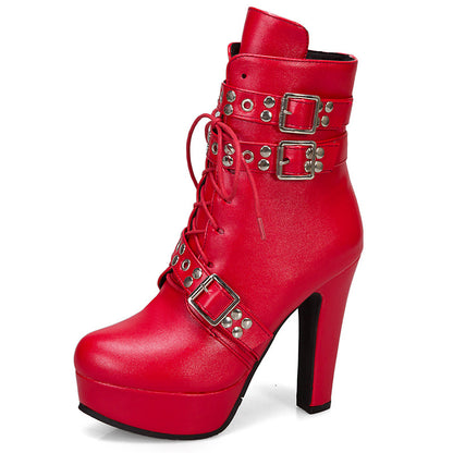 Women's Martin Boots  Autumn Winter High Heels