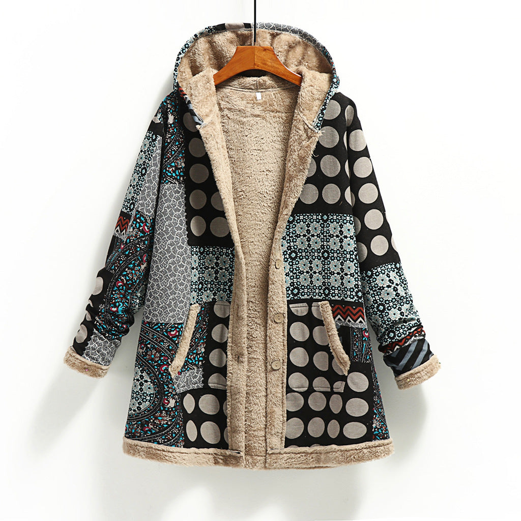 Plus Size Loose Woolen Coat