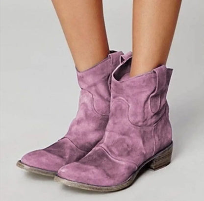 Heel Low Martin Boots