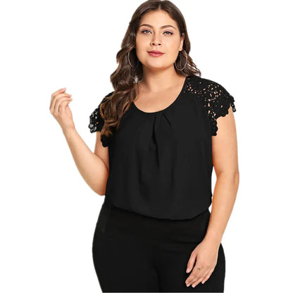 Popular Short Sleeve T-Shirt for Plus Size Women