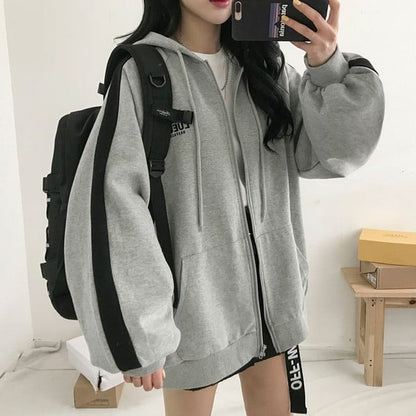 Thickened Fleece Loose Cardigan Jacket