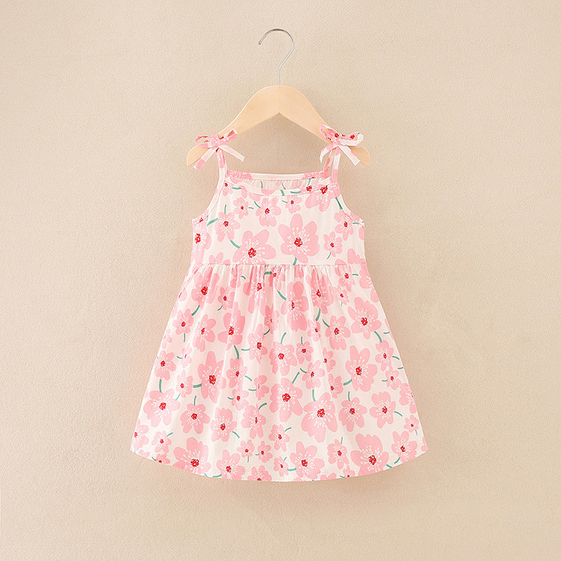 Girls' Floral Princess Dress