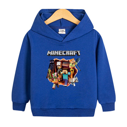 Boys' Hooded Sweatshirts - Pure Cotton Casual Tops