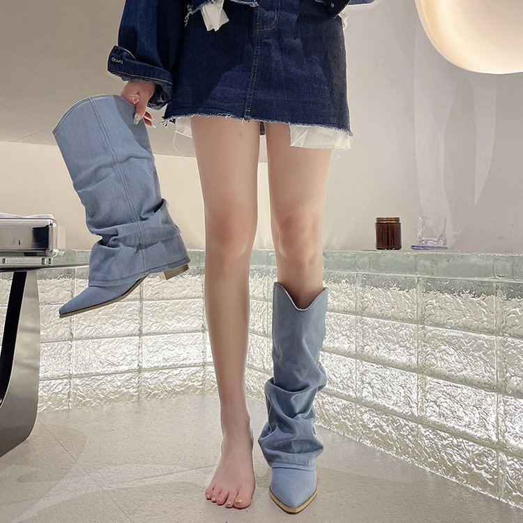 High Heel Knight Boots
