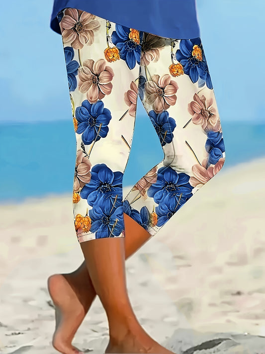 Plus Size Women's Fashion Casual Fitness Outdoor Beach Running Leggings