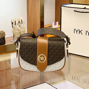 Neue Damen-Ledersatteltasche