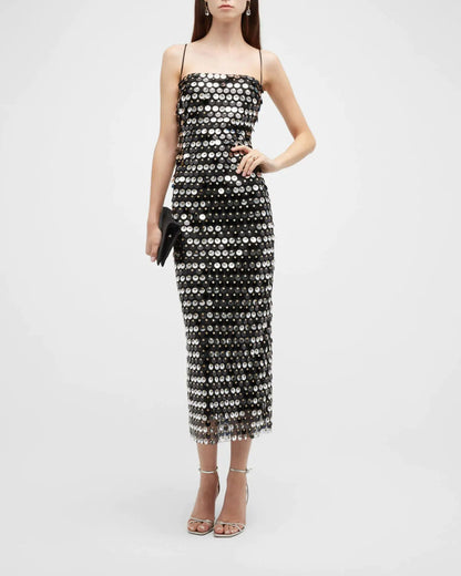 Women's Fashion Irregular Sequin Dress