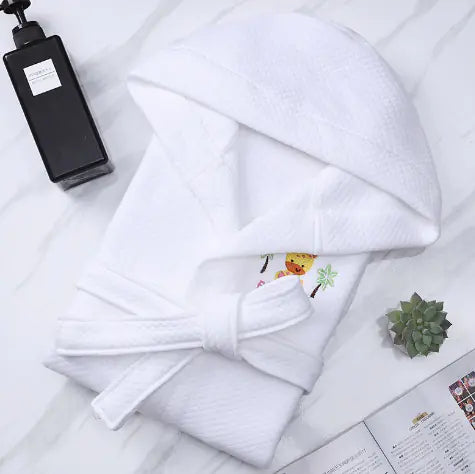 Children's Cartoon Cotton Bathrobes for Boys and Girls