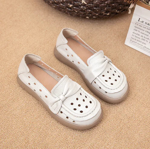 Flat Leather Shoes for Women (One Pair)