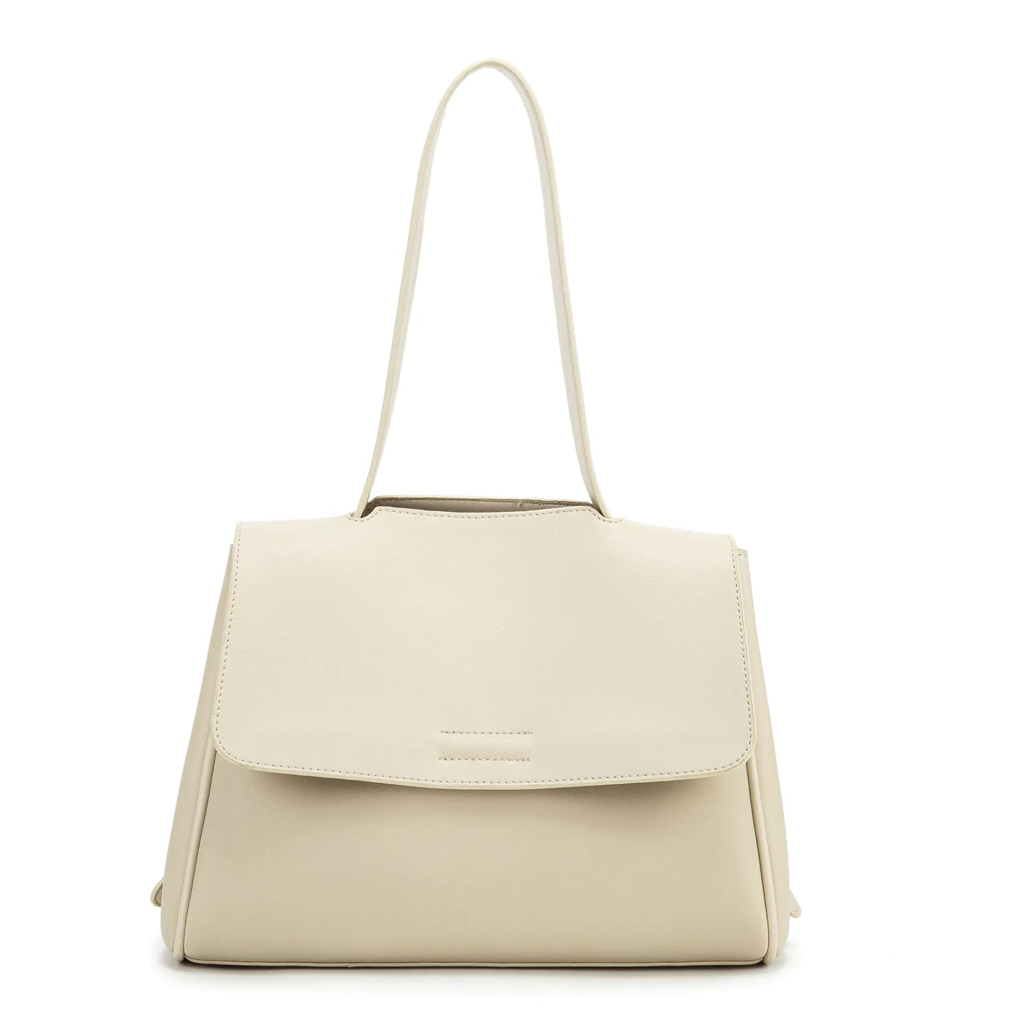 Women's Shoulder Bag - Simple PU Leather Commuter Bag