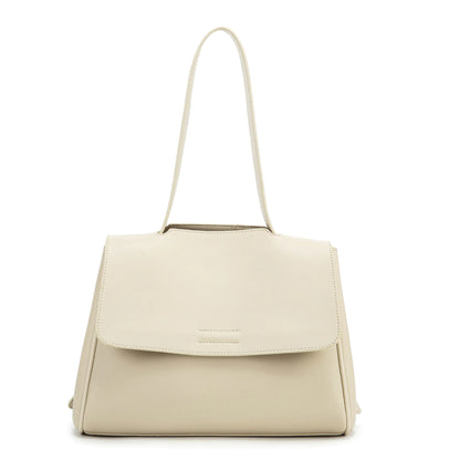 Women's Shoulder Bag - Simple PU Leather Commuter Bag