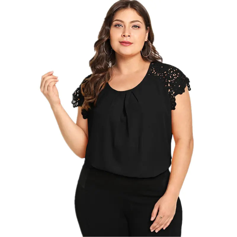 Popular Short Sleeve T-Shirt for Plus Size Women