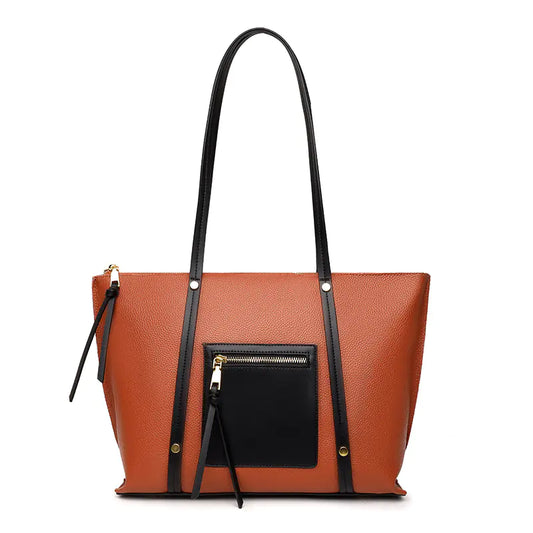 Large Capacity Leather Tote Bag for Women Fashion