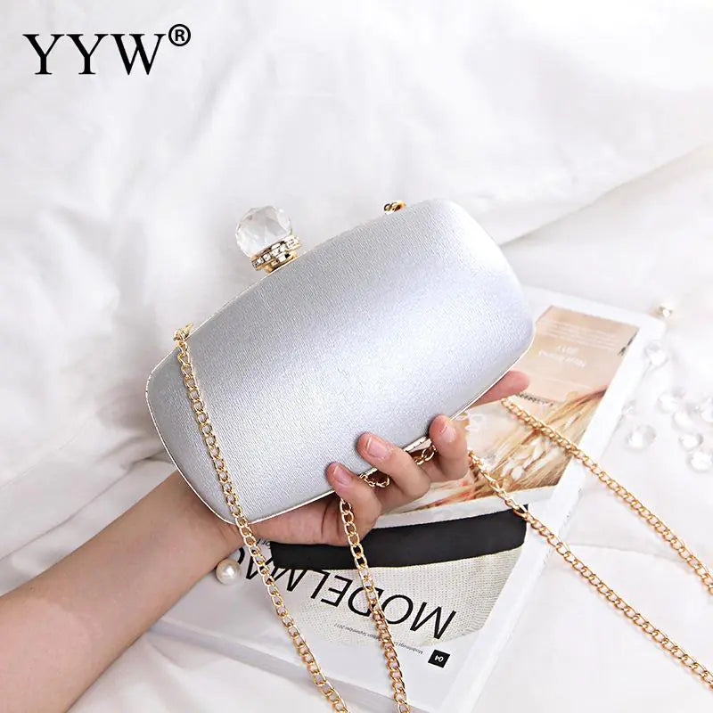 Designer Crystal Evening Clutch Purse for Women