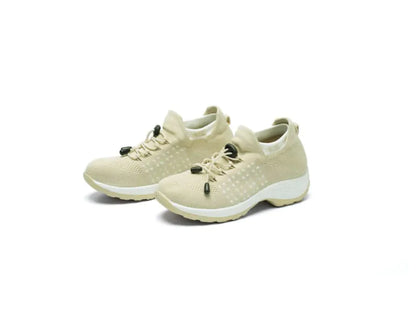 1855 Women's Knit Sneakers with Thick Wedge Sole