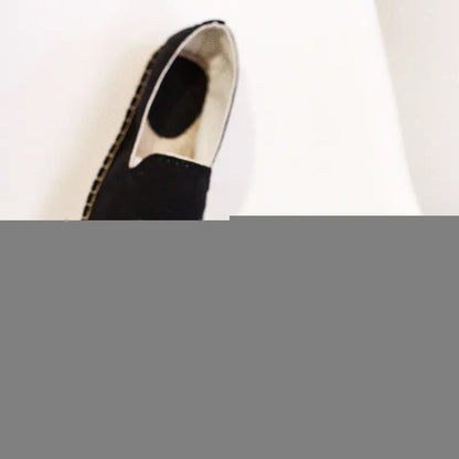 Women's Canvas Slip-On Fisherman Shoes, Breathable Flats