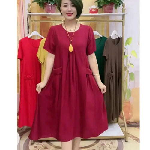 Plus Size Casual Dress for Summer - Stylish & Versatile