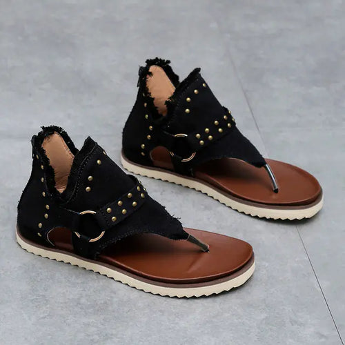 Women's Summer Non-slip Clip Toe Flat Sandals