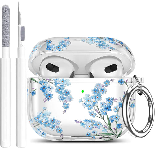 Won jury Clear Case Compatible with Air pods 3 Case Cover