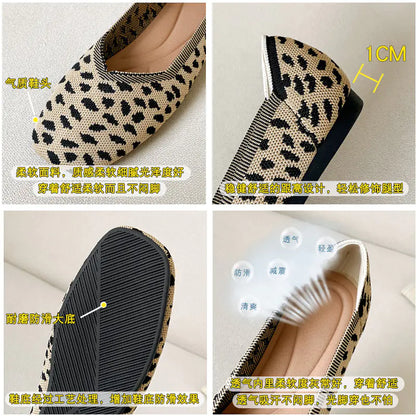 New Beijing Style Woven Flat Shoes for Women