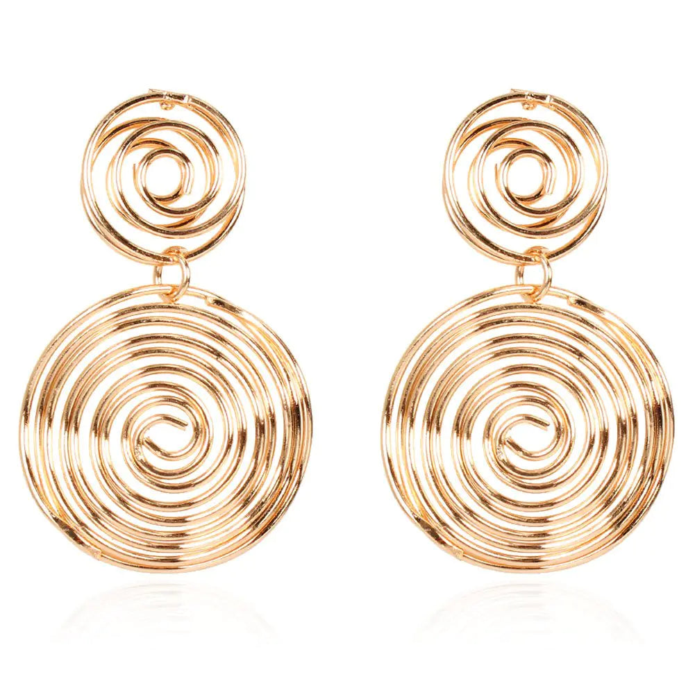 Trendy Gold and Silver Earrings for Street Style