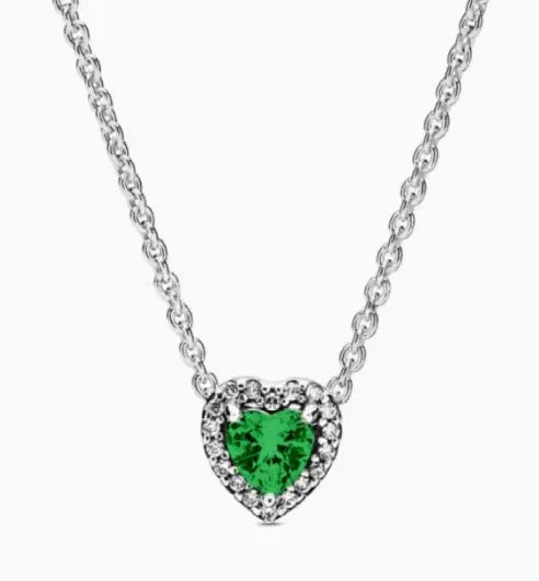 925 Silver Color Diamond Necklace