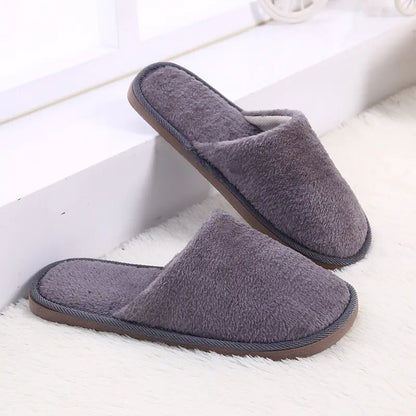 Thick Plush Slippers for Autumn and Winter Comfort