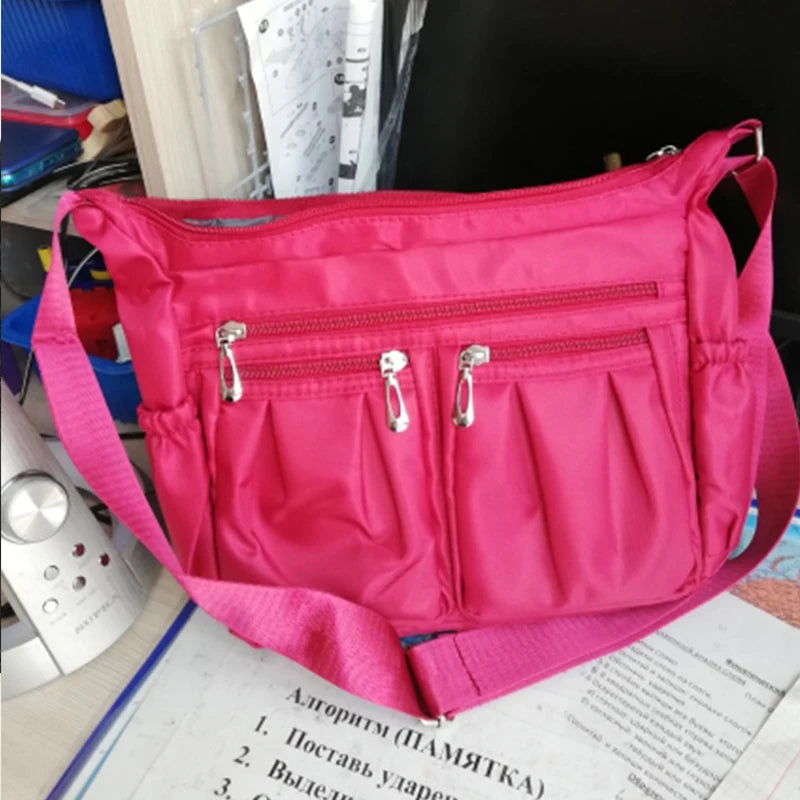 Nylon Crossbody Bag For Women Large Capacity Shoulder Bag