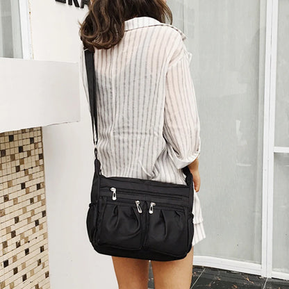 Nylon Crossbody Bag For Women Large Capacity Shoulder Bag